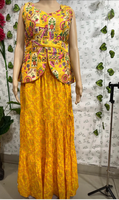 Yellow Shree Skirt Set