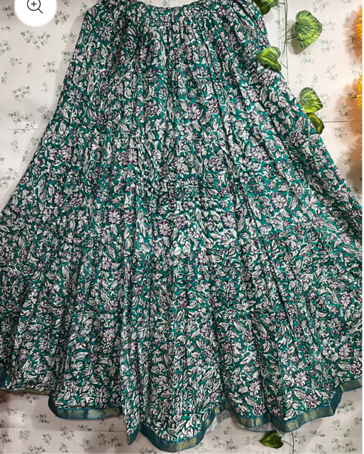 Green Girly Skirt