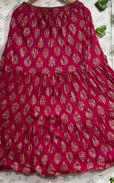 Fuchsia Reena Skirt