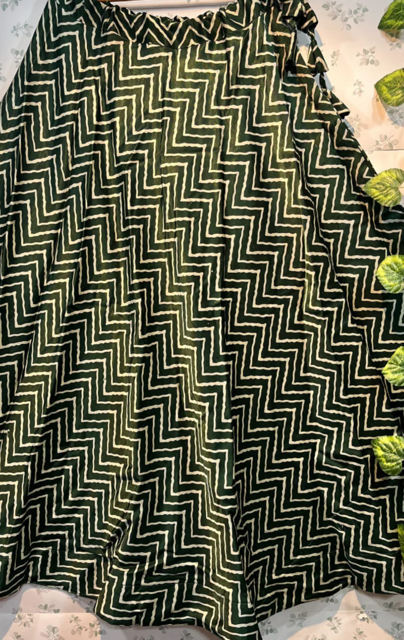 Green Bhoomi Mashru Skirt