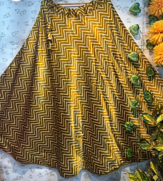 Golden Goldi Mashru Skirt