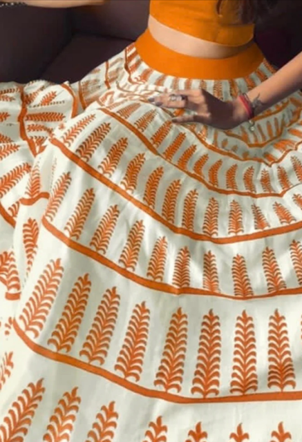 Bangalori Orange Skirt