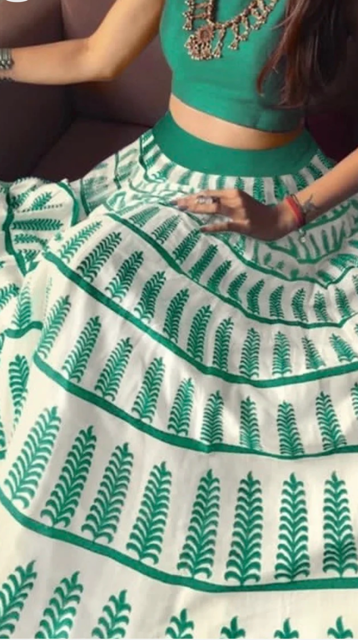 Bangalori Green Skirt