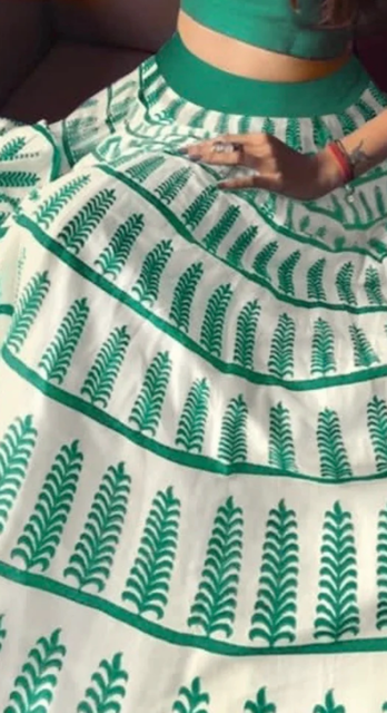 Bangalori Green Skirt