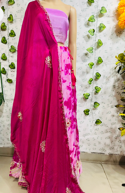 Fuchsia Pink Chi Lehenga