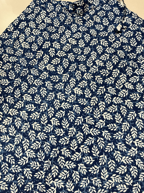 Ajrakh Indigo Patram Skirt