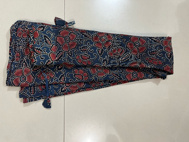 Ajrakh Maroon Bahar Skirt