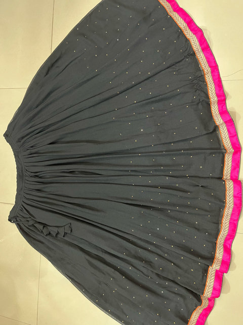 Black Anvi Skirt