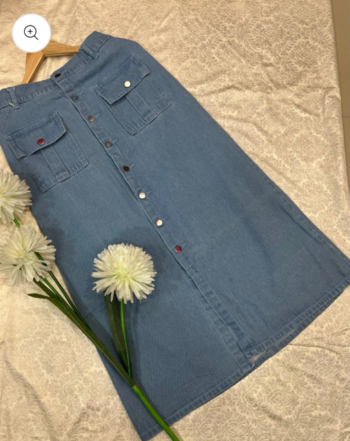 Denim Ruby Blue Skirt