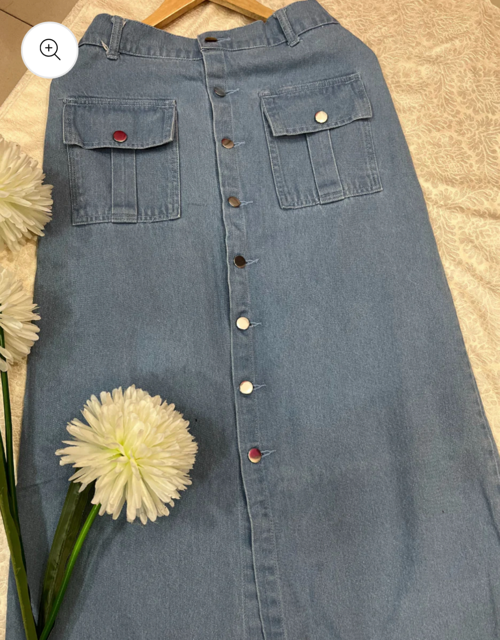 Denim Ruby Blue Skirt