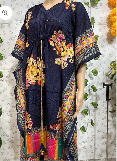 Navy Blue Kaftan