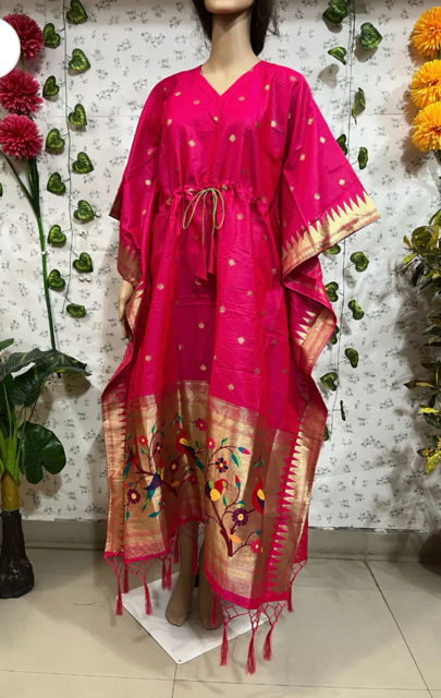 Paithani Silk Kaftan