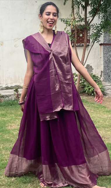 Purple  Lehenga Set