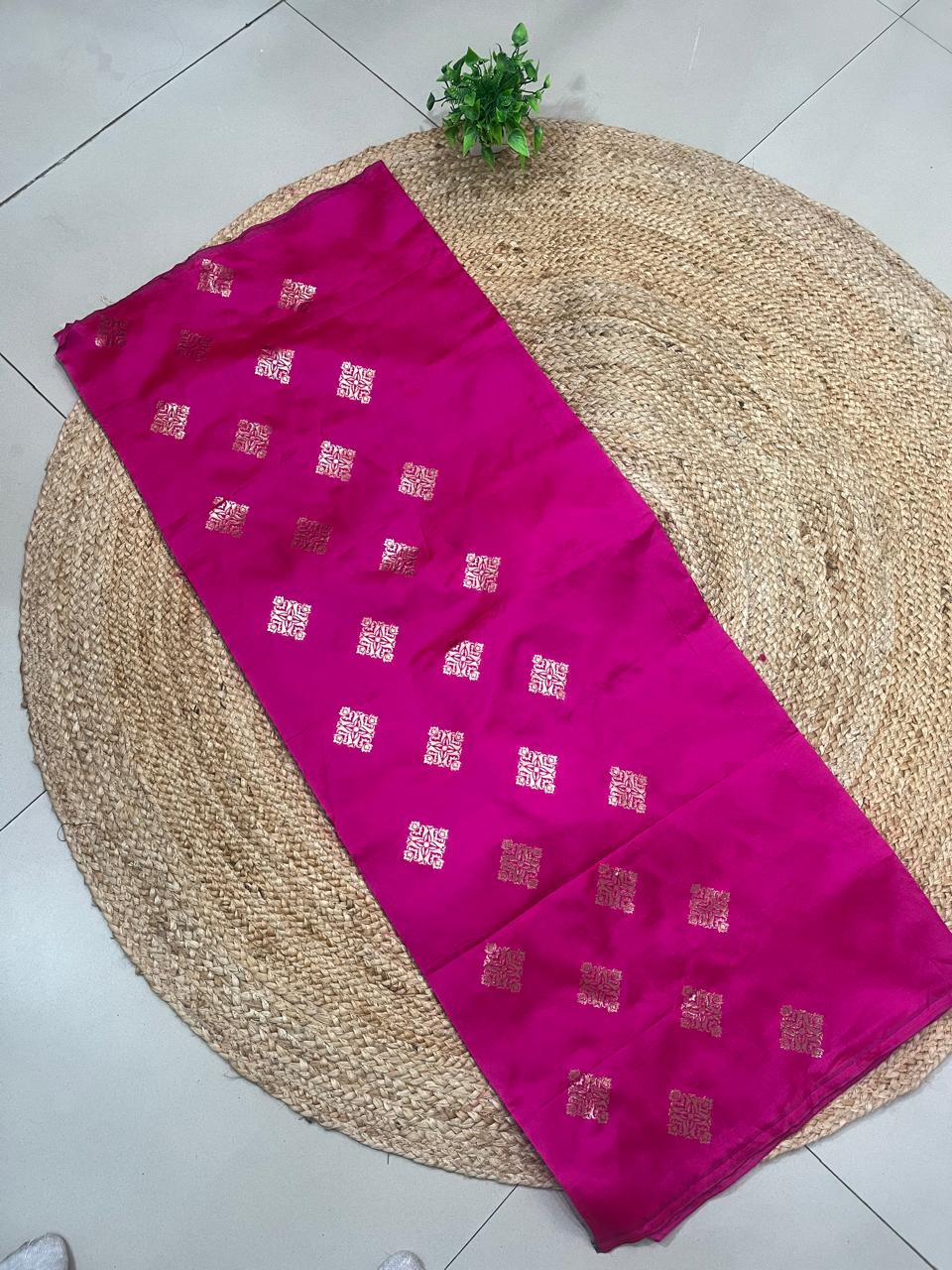 Fuchsia Rati Silk Festive Lehenga