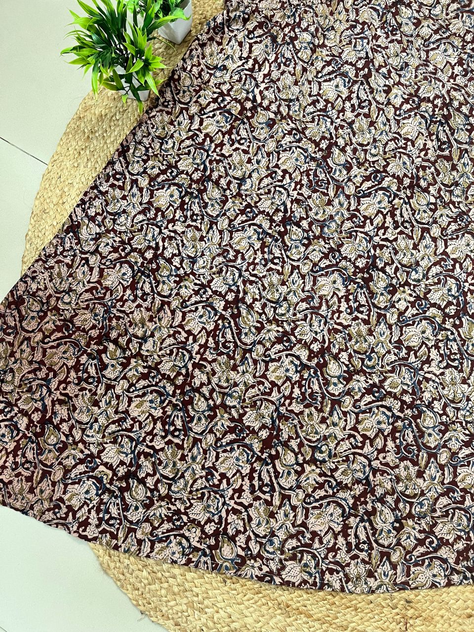 Kalamkari Giri Cotton Indian Skirt