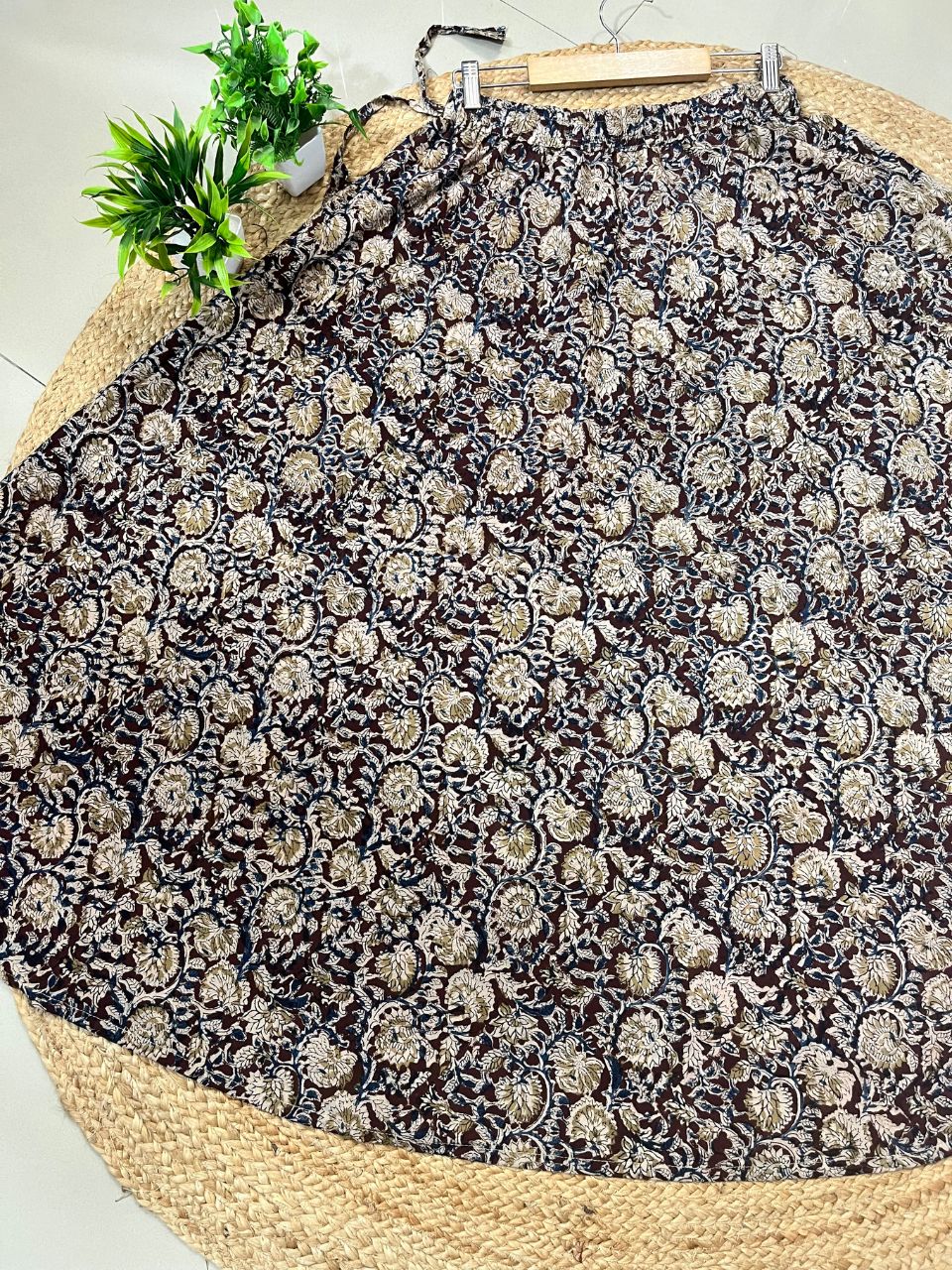 Kalamkari Gule Cotton Indian Skirt