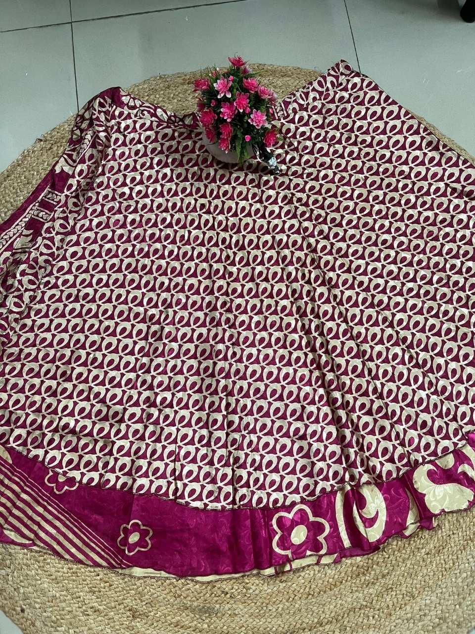 Bohemian Mariya Wrap Silk Skirt