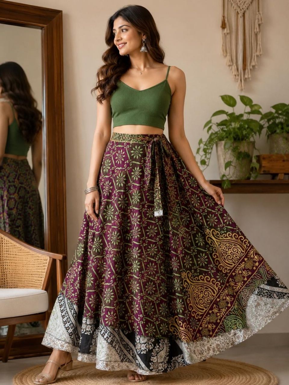 Bohemian Shona Wrap Skirt